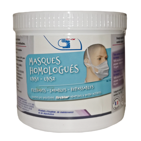 MASQUES HOMOLOGUÉS FILTRANTS LAVABLES